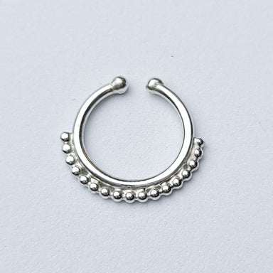 Buy Indian Septum Ring Septum Piercing Silver Septum Ring Septum Jewelry  Tribal Septum Ring Sterling Septum Septum Nose Ring S21 Online in India -  Etsy